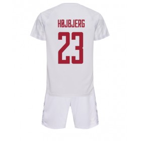Goedkope Denemarken Pierre-Emile Hojbjerg 23 Kids Uittenue World Cup 2022
